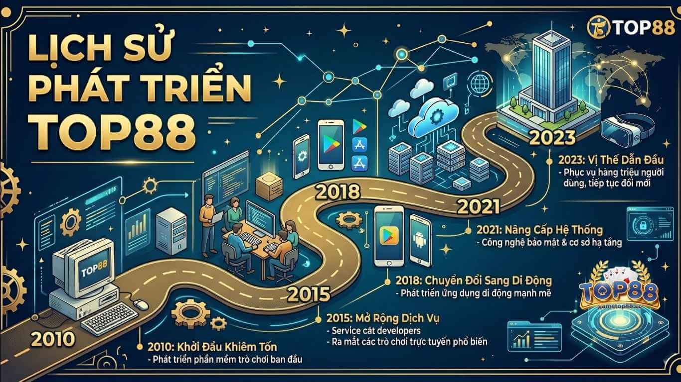 Lịch Sử Phát Triển Và Bảo Chứng Uy Tín Của TOP88