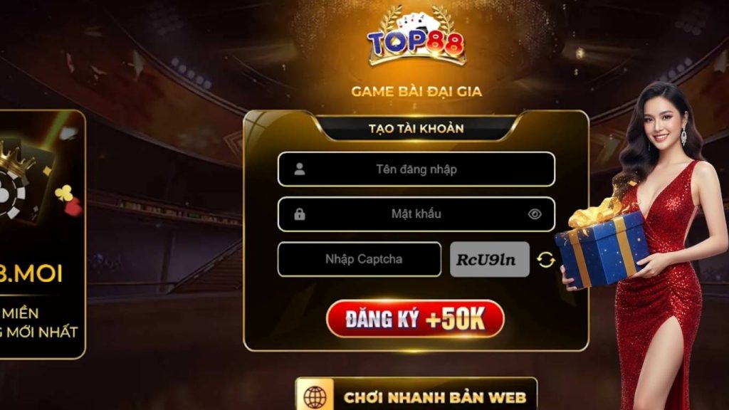 Điều kiện để đăng ký và đăng nhập Top88 