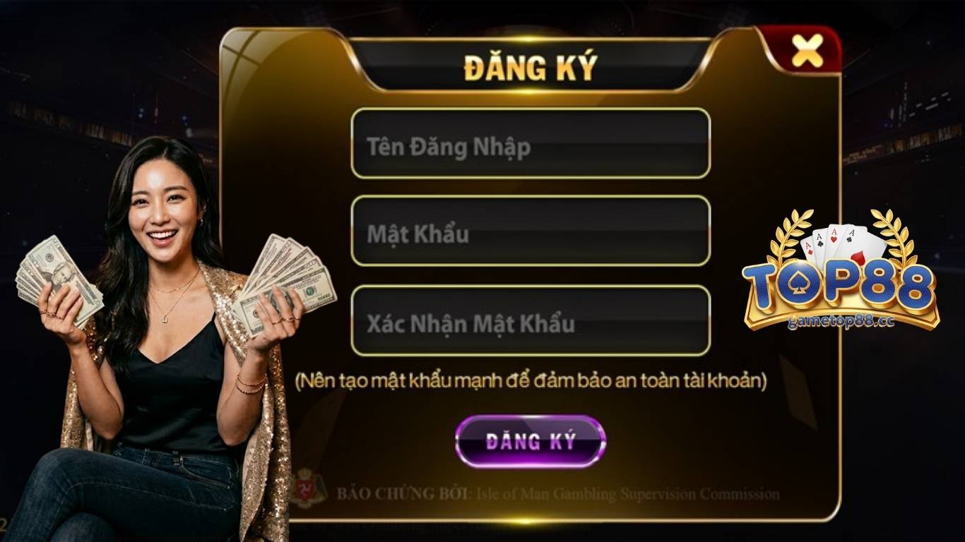 Hướng dẫn đăng ký Top88 chi tiết