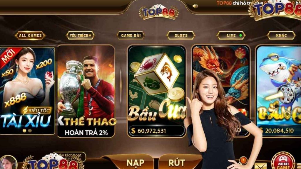 Tổng quan game bầu cua Top88